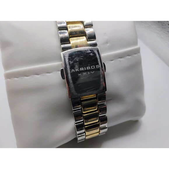 Akribos XXIV Watch AK766TTG Encrusted Lady's Watch With Case And Papers - Picture 6 of 16